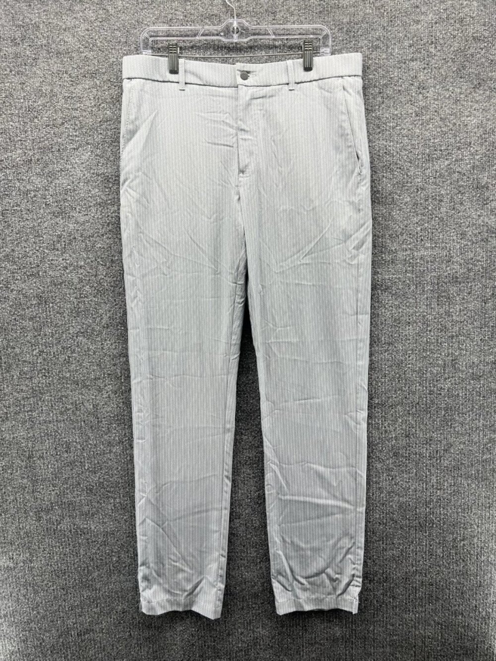 Callaway Pants Mens 34x34 Gray Opti-Dri Herringbone Golf Khakis Stretch